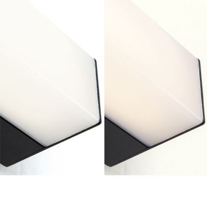 LED Koupelnové osvětlení zrcadla HORIZON LED/12W/230V 3000/4000K 60 cm IP44 černá