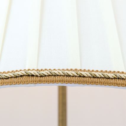 Stojací lampa TONIA 2xE27/60W/230V 154 cm bílá/bronz
