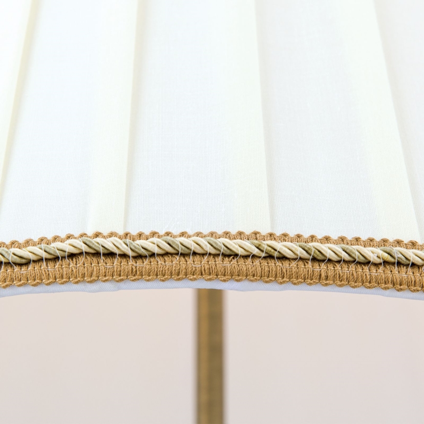 Stojací lampa TONIA 2xE27/60W/230V 154 cm bílá/bronz