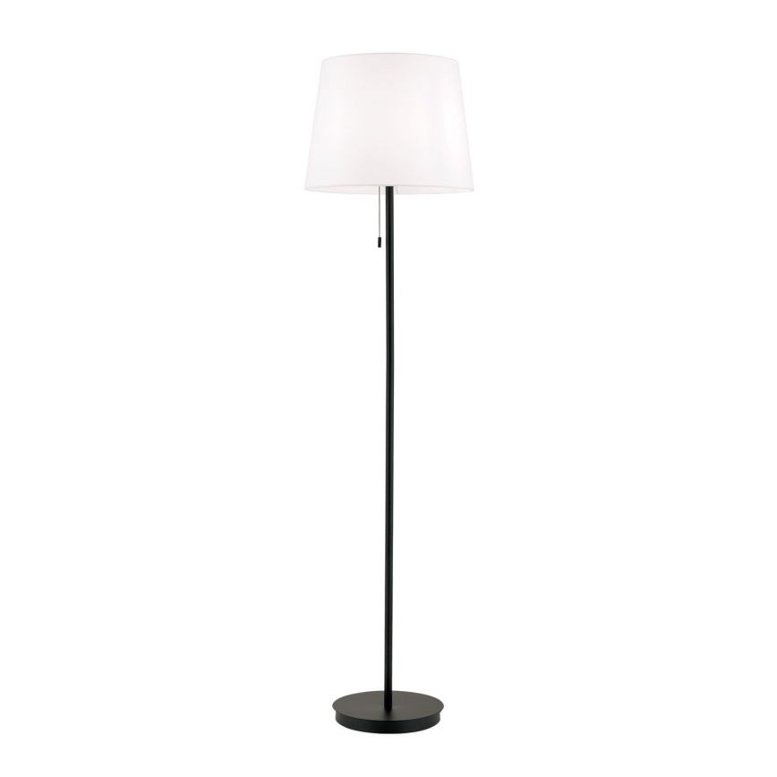 Stojací lampa LUDWIG 1xE27/40W/230V bílá/černá