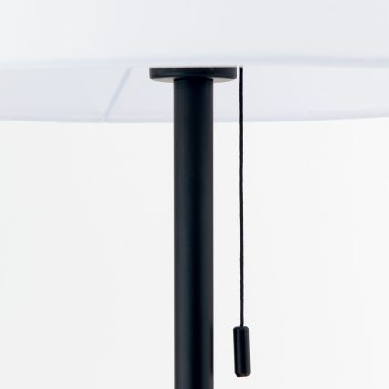 Stojací lampa LUDWIG 1xE27/40W/230V bílá/černá
