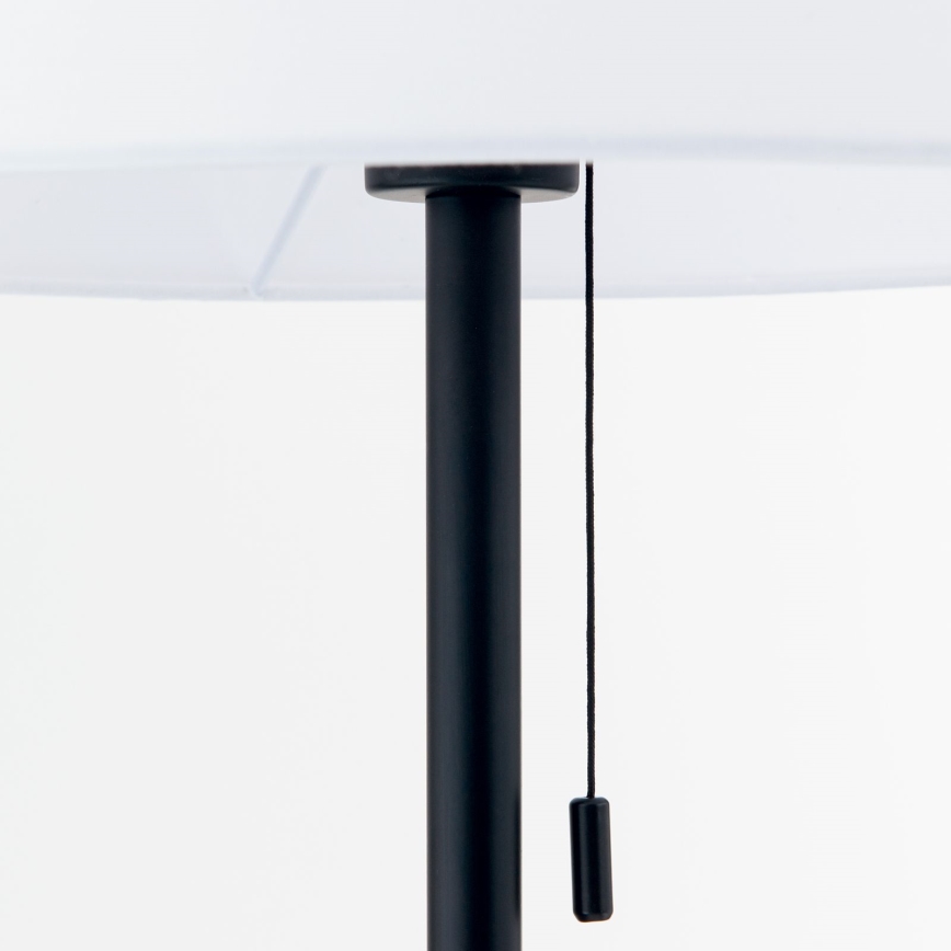 Stojací lampa LUDWIG 1xE27/40W/230V bílá/černá