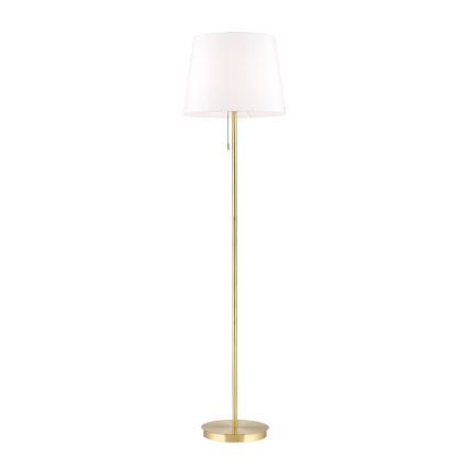 Stojací lampa LUDWIG 1xE27/40W/230V bílá/zlatá