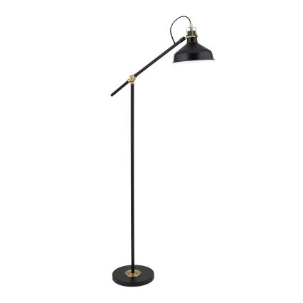 Stojací lampa SCHILLER 1xE27/40W/230V černá/bronz