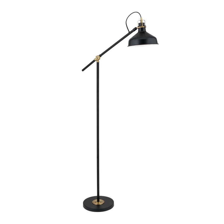 Stojací lampa SCHILLER 1xE27/40W/230V černá/bronz