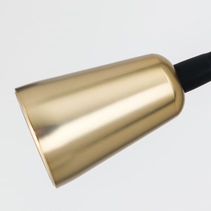 Stmívatelná flexibilní nástěnná lampička DOTTY 1xGU10/10W/230V černá/mosaz