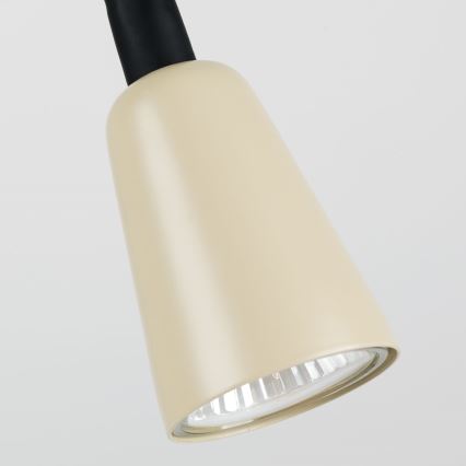 Stmívatelná flexibilní stolní lampa DOTTY 1xGU10/10W/230V béžová/černá