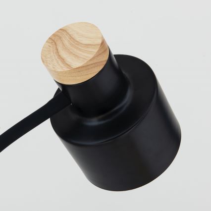 Stojací lampa GILI 1xE27/40W/230V černá