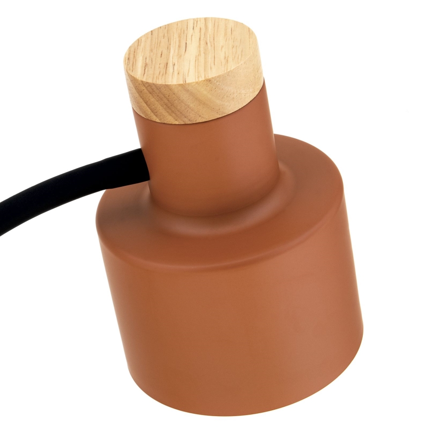 Stojací lampa GILI 1xE27/40W/230V cihlová