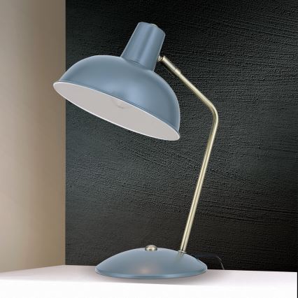 Stolní lampa FEDRA 1xE14/40W/230V šedá/mosaz