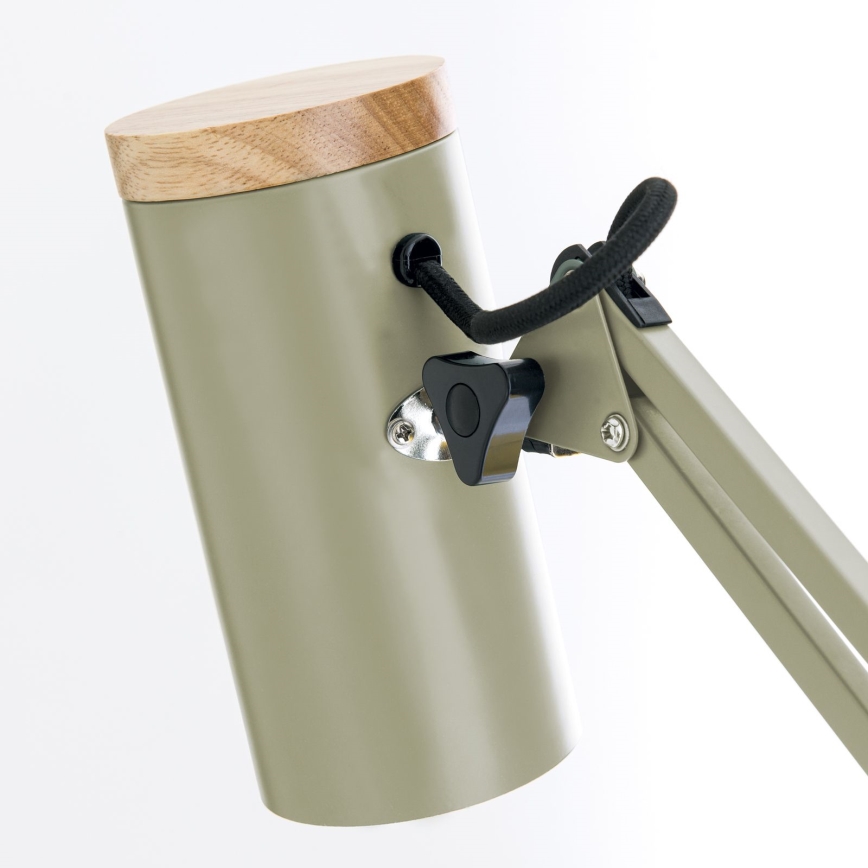 Stolní lampa s klipem GILI 1xE27/40W/230V zelená