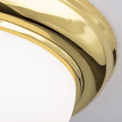 Stropní svítidlo EMPIRA 2xE14/40W/230V pr. 26,5 cm zlatá