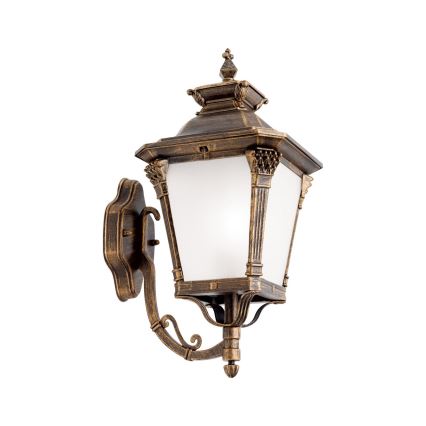 Venkovní nástěnná lampa AIKO 1xE27/60W/230V IP23 bronz/patina