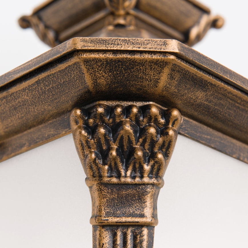 Venkovní nástěnná lampa AIKO 1xE27/60W/230V IP23 bronz/patina