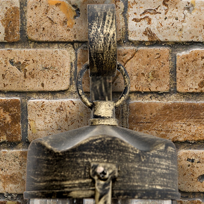 Venkovní nástěnná lampa TAVERNA 1xE27/60W/230V IP23 bronz/patina