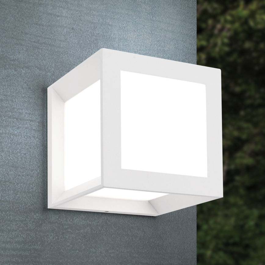 Venkovní svítidlo HENRY 1xE27/15W/230V 16x16 cm IP44 bílá