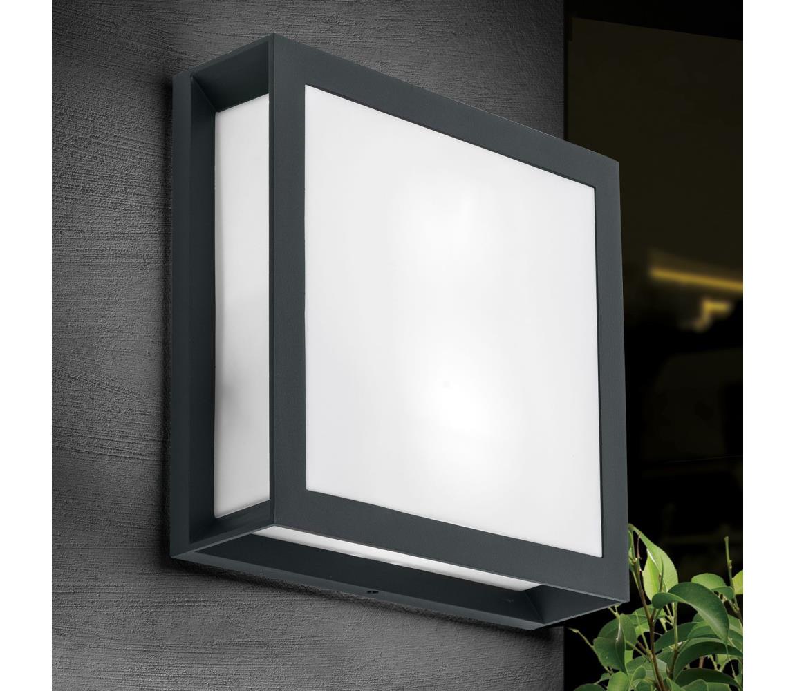 Orion - Venkovní svítidlo HENRY 2xE27/15W/230V 26x26 cm IP44 antracit AL 11-1195 anthrazit