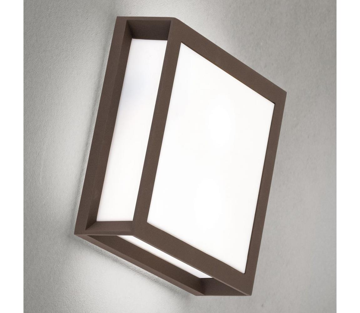 Orion - Venkovní svítidlo HENRY 2xE27/15W/230V 26x26 cm IP44 hnědá AL 11-1195 corten