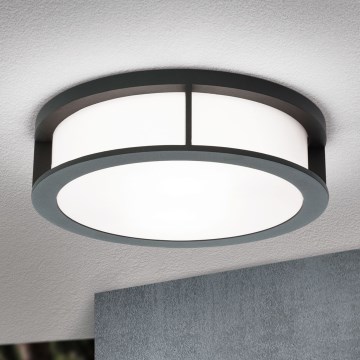 Orion - Venkovní svítidlo HENRY 2xE27/15W/230V pr. 30 cm IP44 antracit