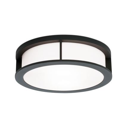 Venkovní svítidlo HENRY 2xE27/15W/230V pr. 30 cm IP44 antracit