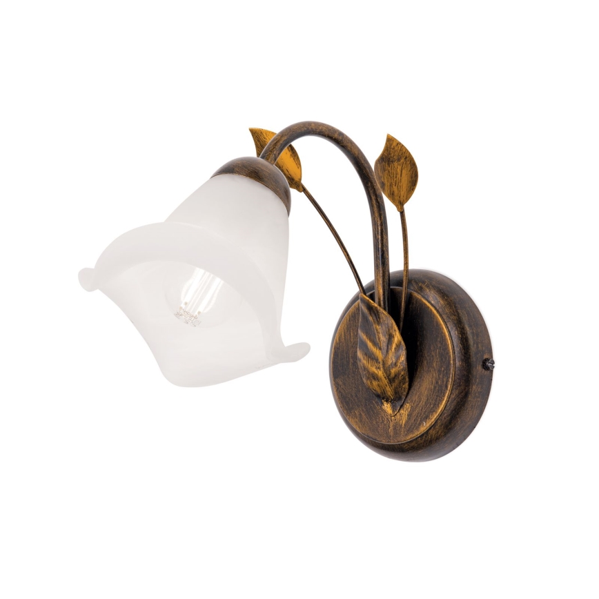 Nástěnná lampa SISI 1xE14/40W/230V bronz/patina