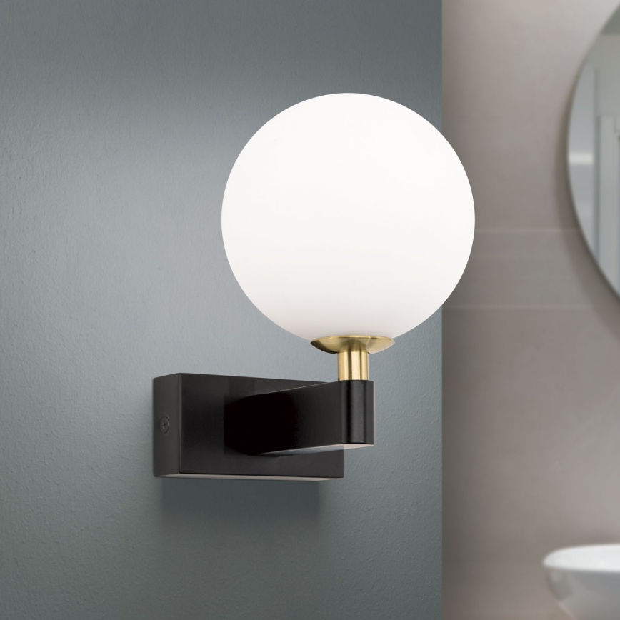 Koupelnové nástěnné svítidlo MARA 1xG9/20W/230V IP44 černá