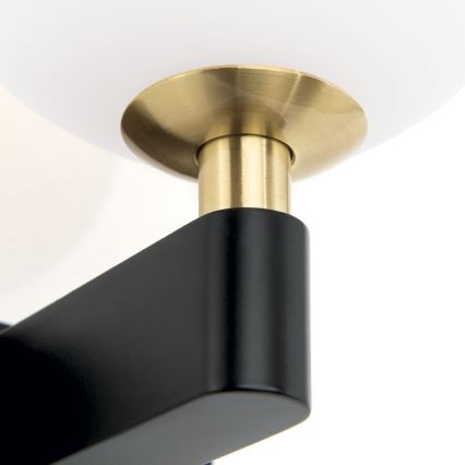 Koupelnové nástěnné svítidlo MARA 1xG9/20W/230V IP44 černá