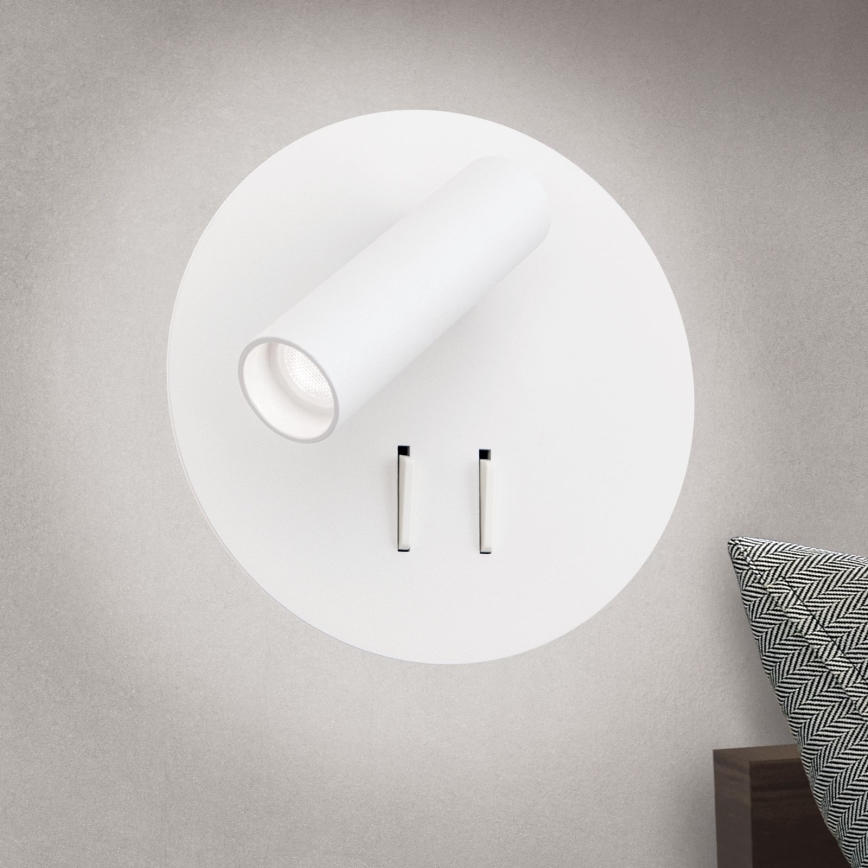 LED Nástěnné bodové svítidlo LENNY LED/6W/230V + LED/3W bílá