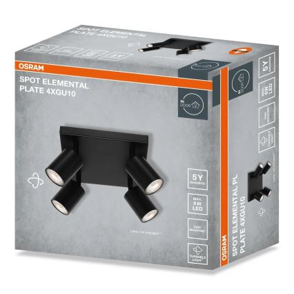 Osram - Bodové svítidlo ELEMENTAL 4xGU10/6W/230V