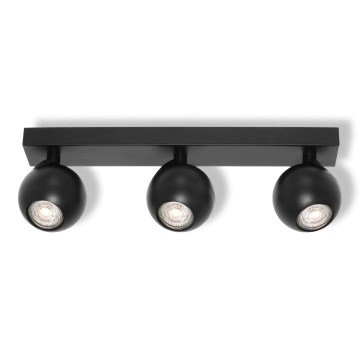 Osram - Bodové svítidlo SPOT SPHERAL 3xGU10/6W/230V černá