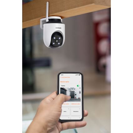 Osram - Chytrá venkovní kamera 360° se senzorem 2K SMART+ 230V IP67 Wi-Fi