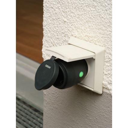 Osram - Chytrá venkovní zásuvka SMART+ MATTER SCHUKO 3680W/230V/16A IP44 Wi-Fi