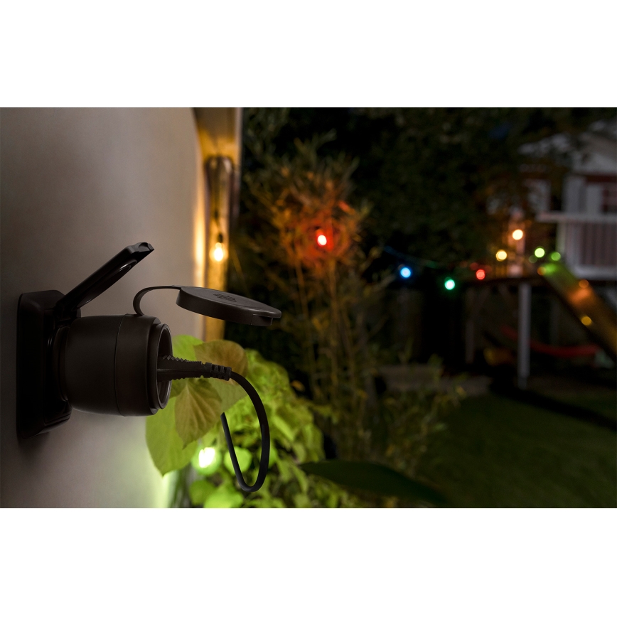 Osram - Chytrá venkovní zásuvka SMART+ SCHUKO 3680W/230V/16A IP44