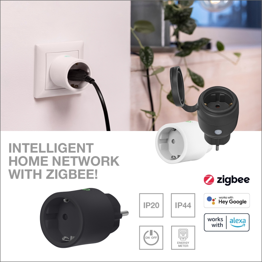 Osram - Chytrá venkovní zásuvka SMART+ SCHUKO 3680W/230V/16A IP44