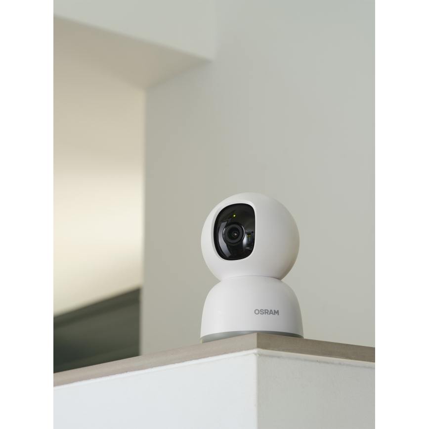 Osram - Chytrá vnitřní kamera 360° se senzorem 2K SMART+ 230V Wi-Fi