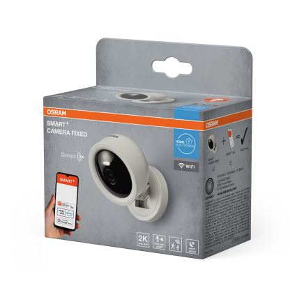 Osram - Chytrá vnitřní kamera se senzorem 2K SMART+ 230V Wi-Fi