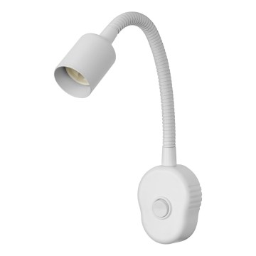 Osram - Flexibilní nástěnná lampa PLUG TUBE FLEX 1xGU10/5W/230V bílá