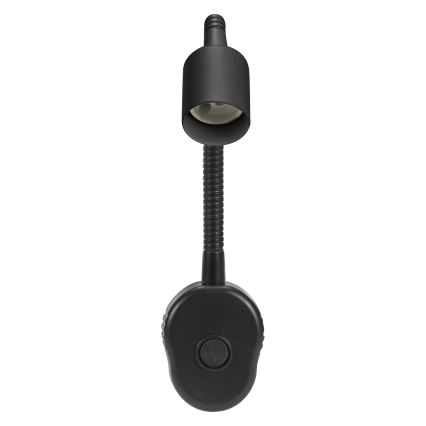 Osram - Flexibilní nástěnná lampa PLUG TUBE FLEX 1xGU10/5W/230V černá