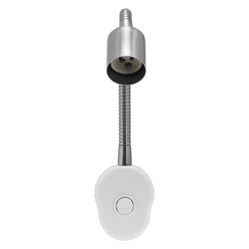 Osram - Flexibilní nástěnná lampa PLUG TUBE FLEX 1xGU10/5W/230V matný chrom/bílá