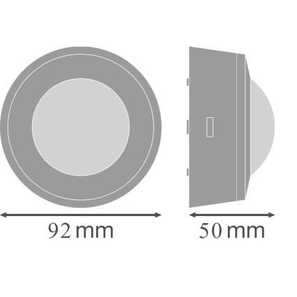 Osram - Infračervený senzor pohybu 230V IP44 bílá
