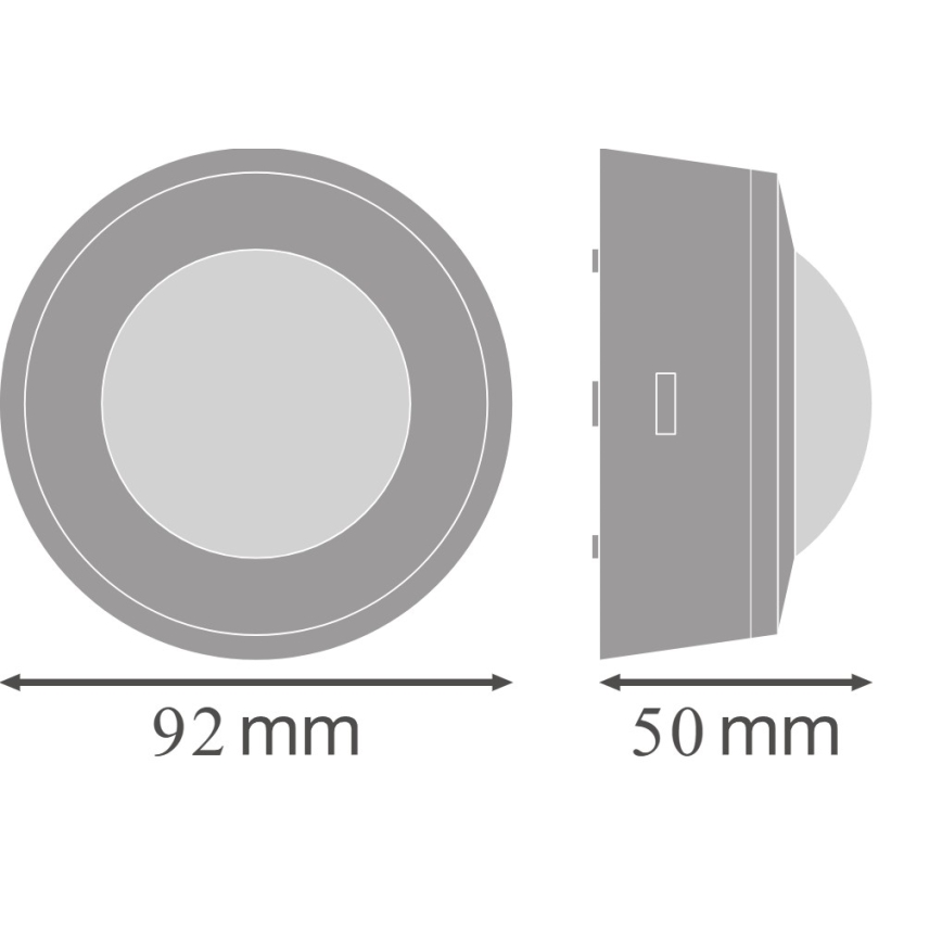 Osram - Infračervený senzor pohybu 230V IP44 bílá