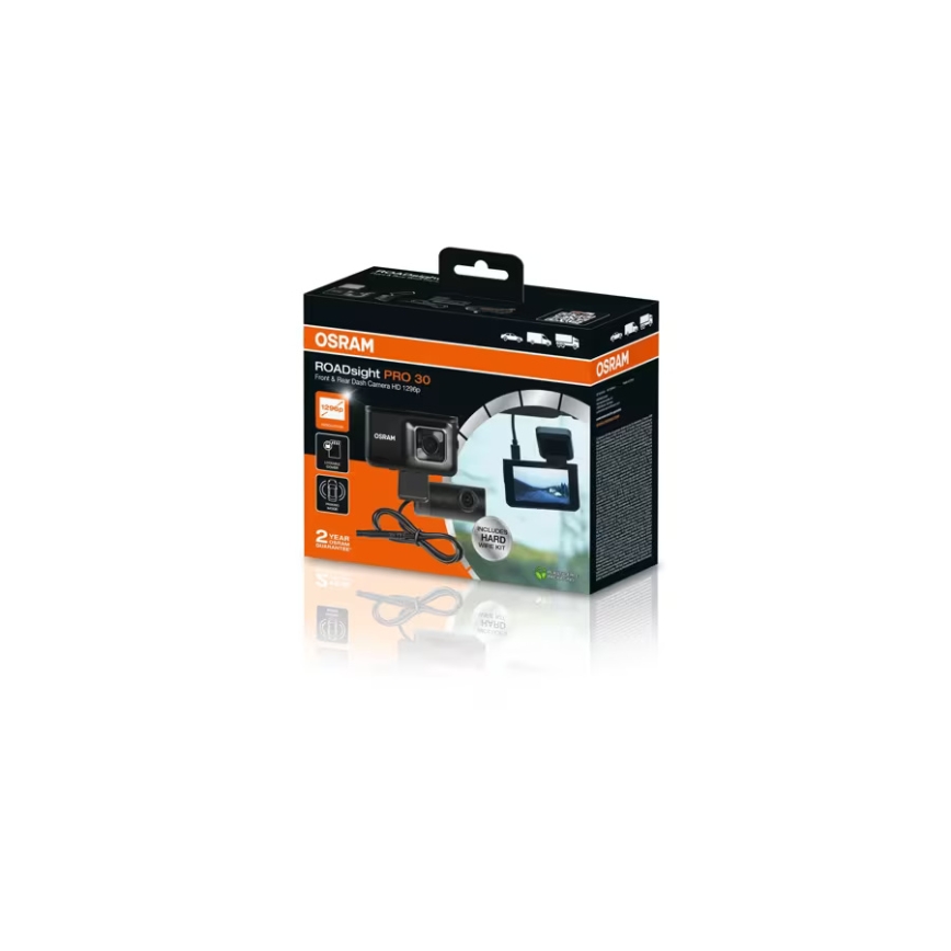 Osram - Kamera do auta ROADSIGHT PRO 30 Full HD 1080p 12/24V