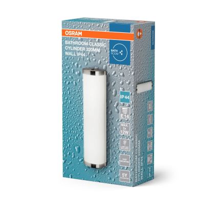 Osram - Koupelnové nástěnné svítidlo BATHROOM CLASSIC 2xE14/12W/230V IP44 lesklý chrom