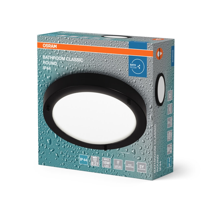 Osram - Koupelnové stropní svítidlo BATHROOM CLASSIC 1xE27/15W/230V pr. 31 cm IP44