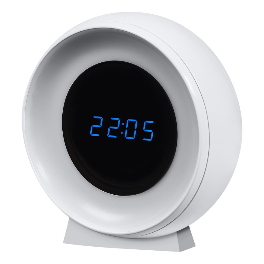 Osram - LED Digitální hodiny s podsvícením NIGHTLUX LED/0,3W/5V 1000mAh 3000/4000/6500K bílá