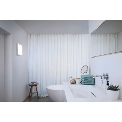 Osram - LED Koupelnové stropní svítidlo ORBIS DISC LED/22W/230V 3000/4000K 30x30 cm IP44 nerez