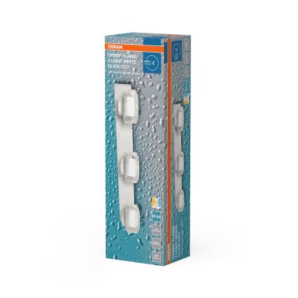 Osram - LED Koupelnové nástěnné svítidlo ORBIS FLAME 3xLED/5,5W/230V 3000/4000K IP44 bílá