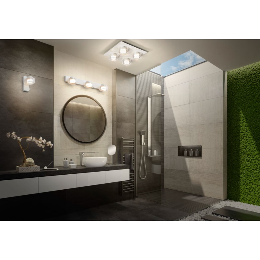 Osram - LED Koupelnové nástěnné svítidlo ORBIS FLAME LED/5,5W/230V 3000/4000K IP44 bílá