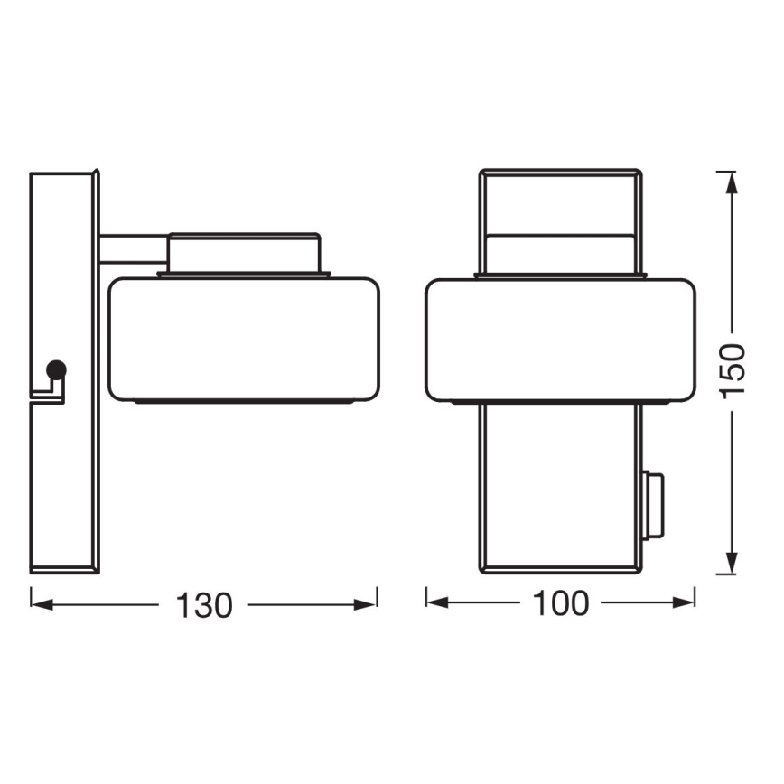 Osram - LED Koupelnové nástěnné svítidlo ORBIS FLAME LED/5,5W/230V 3000/4000K IP44 bílá