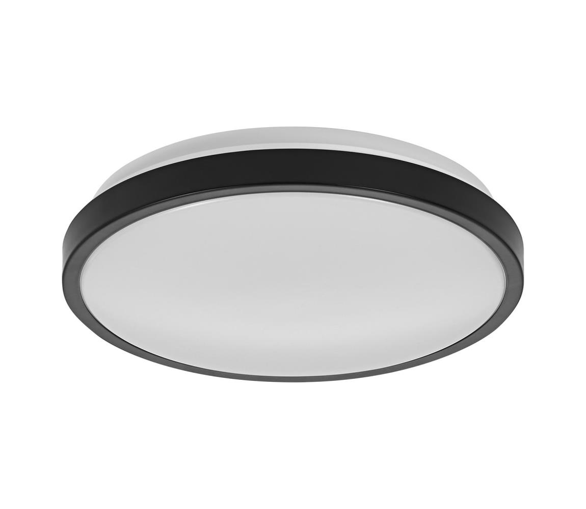 Osram - LED Koupelnové stropní svítidlo DISC LED/18W/230V 3000/4000K IP44 4099854446795 Černá